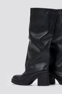 Boots Gaiter Design - Black Matte - thefashionproject.gr - Martin Pescatore