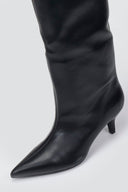 Boots Kitten Heel - Black Matte - thefashionproject.gr - Ideal shoes