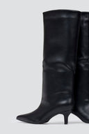 Boots Kitten Heel - Black Matte - thefashionproject.gr - Ideal shoes