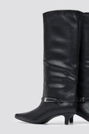Boots Kitten Heel - Black Matte - thefashionproject.gr - Stephan