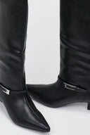 Boots Kitten Heel - Black Matte - thefashionproject.gr - Stephan