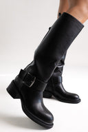 Boots Large Buckle - Black Matte - thefashionproject.gr - Stephan