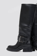 Boots Large Buckle - Black Matte - thefashionproject.gr - Stephan