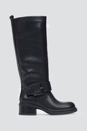 Boots Large Buckle - Black Matte - thefashionproject.gr - Stephan