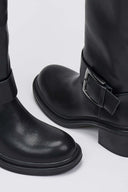 Boots Large Buckle - Black Matte - thefashionproject.gr - Stephan