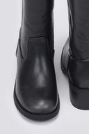 Boots Low Block Heel - Black Matte - thefashionproject.gr - Stephan