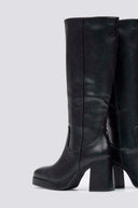 Boots Platform Block Heel - Black Matte - thefashionproject.gr - Stephan