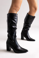 Boots Pointed Toe - Black Matte - thefashionproject.gr - Ideal shoes