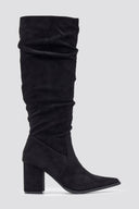 Boots Pointed Toe - Black Suede - thefashionproject.gr - MARQUIIZ