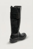 Boots with Buckle Detail - Black Matte - thefashionproject.gr - Ideal shoes
