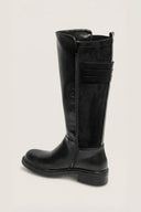 Boots with Buckle Detail - Black Matte - thefashionproject.gr - Ideal shoes