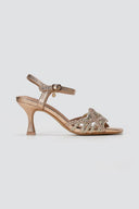 Xti Footwear - Braided Strap Sandals Slim Heel - Nude