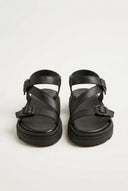TFP - Buckle Sandals Adjustable Straps - Black Matte