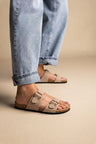 Beige Suede