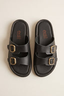 Estil - Buckle Sandals - Black