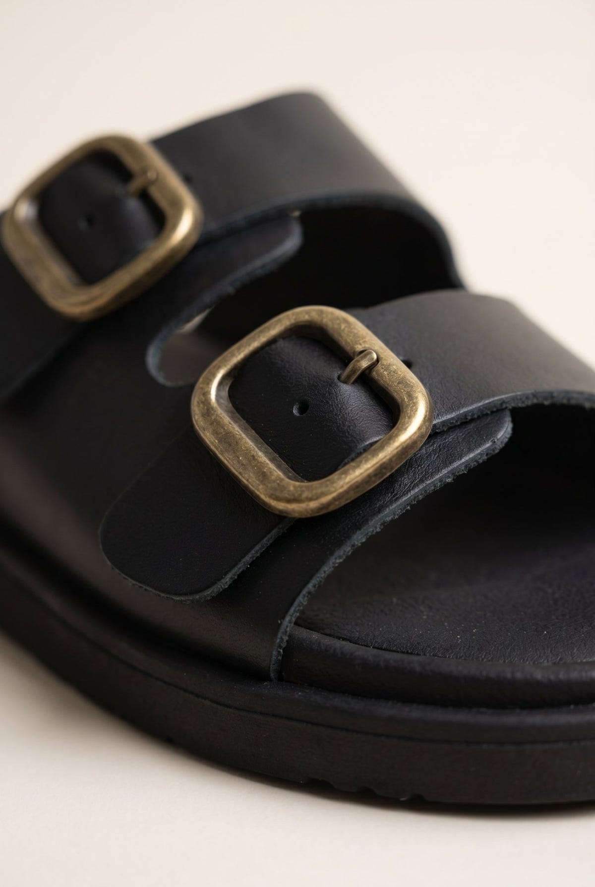 Estil - Buckle Sandals - Black