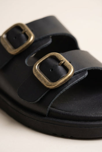 Estil - Buckle Sandals - Black
