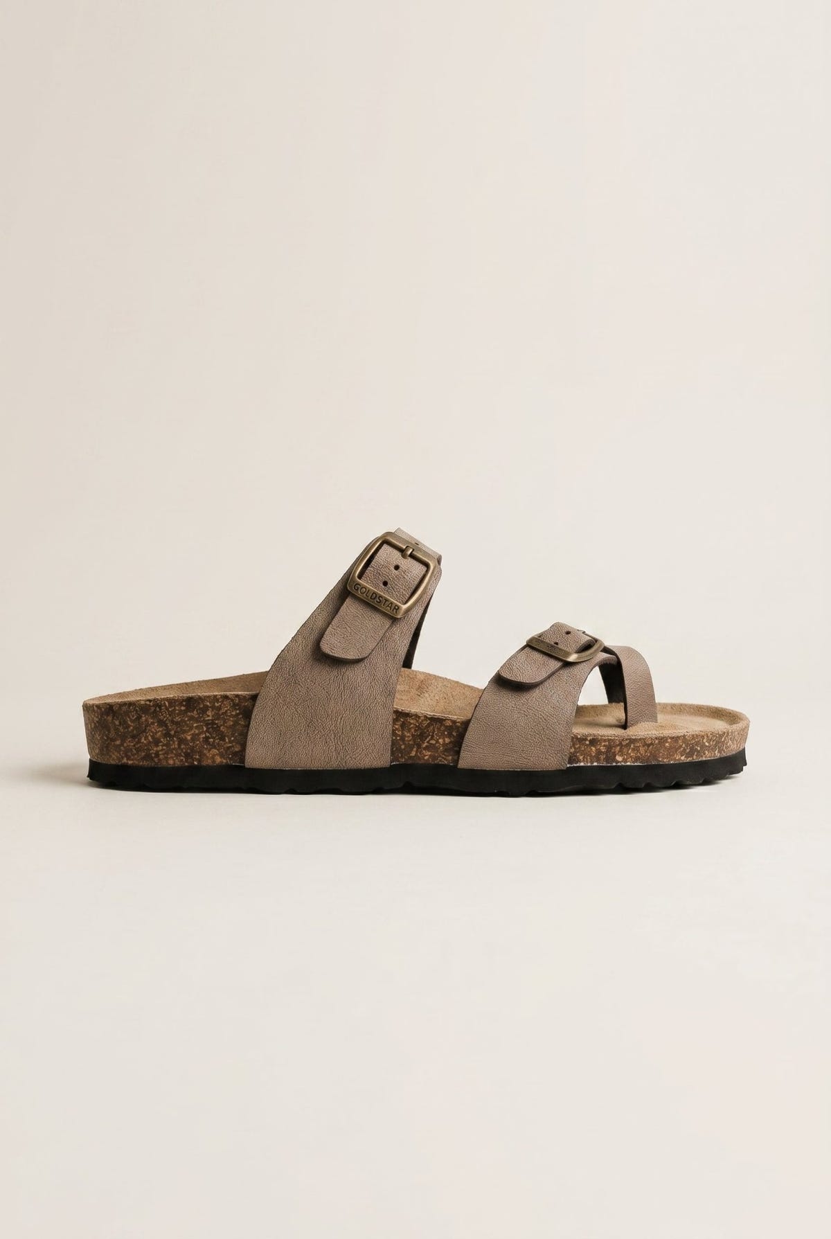 Gold Star - Buckle Sandals - Brown Matte