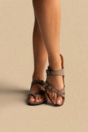 Gold Star - Buckle Sandals - Brown Matte