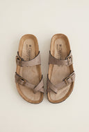 Gold Star - Buckle Sandals - Brown Matte