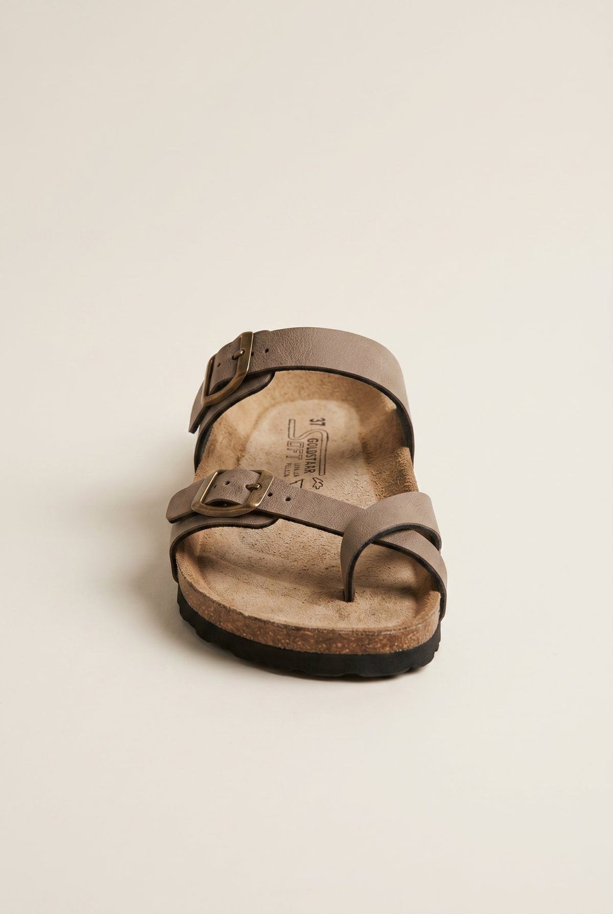 Gold Star - Buckle Sandals - Brown Matte