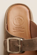 TFP - Buckle Sandals - Taupe Suede