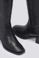Carmela 162691 Leather Riding Boots - Black Matte - thefashionproject.gr - CARMELA