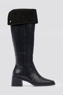 Carmela 162691 Leather Riding Boots - Black Matte - thefashionproject.gr - CARMELA