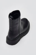 Casual Ankle Boots with Zipper - Black Matte - thefashionproject.gr - Ideal shoes