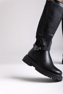 Casual Boots Elastic Side Panel - Black Matte - thefashionproject.gr - Ideal shoes