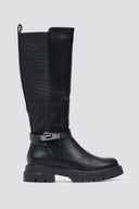 Casual Boots Elastic Side Panel - Black Matte - thefashionproject.gr - Ideal shoes