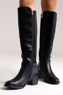 Casual Boots MARIAMARE Elastic Fit - Black Matte - thefashionproject.gr - MARIAMARE