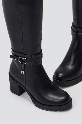 MARIAMARE - Casual Heel Boots MARIAMARE - Black Matte