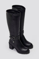 Casual Heel Boots MARIAMARE - Black Matte - thefashionproject.gr - MARIAMARE
