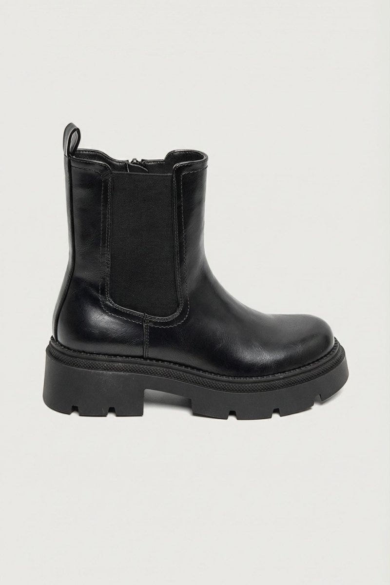 Chelsea Ankle Boots - Black Matte - thefashionproject.gr - MARQUIIZ