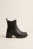 Refresh - Chelsea Ankle Boots Block Heel - Black Matte