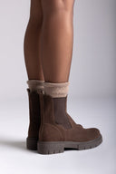 Chelsea Ankle Boots Ragazza 0514 - Brown Suede - thefashionproject.gr - RAGAZZA