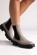 Chelsea Boots with Chunky Sole ONLY 15274563 - Light Grey Matte - thefashionproject.gr - ONLY
