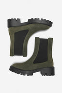 Chelsea Boots with Chunky Sole ONLY 15274563 - Olive Green Nubuck - thefashionproject.gr - ONLY