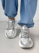 Chunky sneakers με σχέδιο