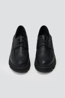 Chunky Sole Oxfords TFP - Black Matte - thefashionproject.gr - TFP