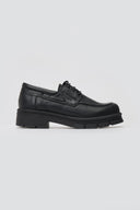 Chunky Sole Oxfords TFP - Black Matte - thefashionproject.gr - TFP