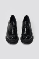 Chunky Sole Oxfords TFP - Black Patent - thefashionproject.gr - TFP