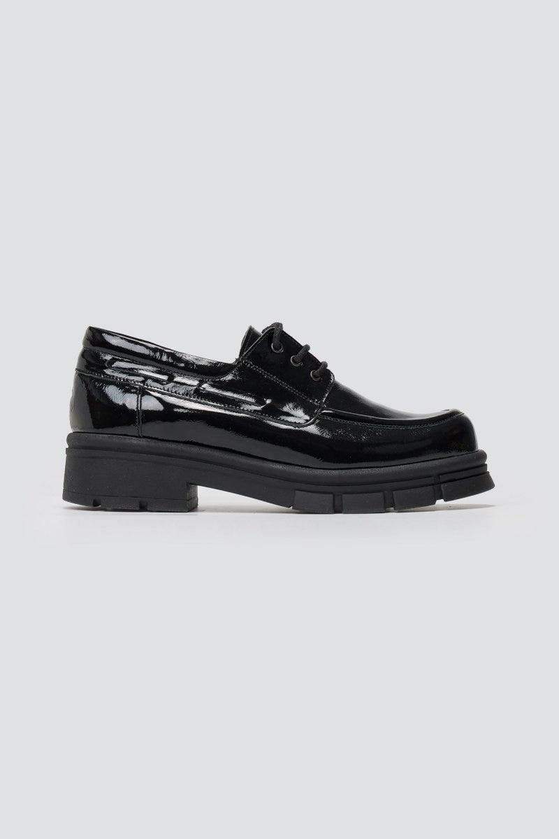 TFP - Chunky Sole Oxfords - Black Patent