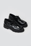 Chunky Sole Oxfords TFP - Black Patent - thefashionproject.gr - TFP
