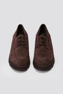 Chunky Sole Oxfords TFP - Brown Suede - thefashionproject.gr - TFP
