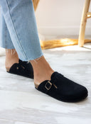 Clogs ανατομικά από δέρμα καστόρι Plakton 181539 - Μαύρο - thefashionproject.gr - Plakton
