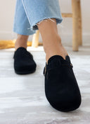 Clogs ανατομικά από δέρμα καστόρι Plakton 181539 - Μαύρο - thefashionproject.gr - Plakton