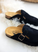 Clogs ανατομικά από δέρμα καστόρι Plakton 181539 - Μαύρο - thefashionproject.gr - Plakton