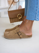Clogs ανατομικά από δέρμα καστόρι Plakton 181539 - Μπεζ - thefashionproject.gr - Plakton